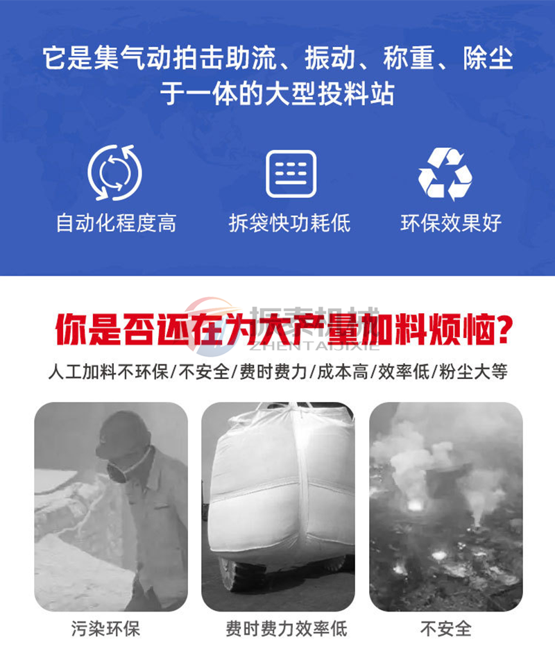 小蘇打噸袋拆包機(jī)優(yōu)優(yōu)勢(shì)特點(diǎn)